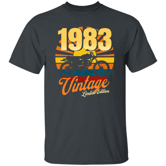 Vintage 1983 Gift, Motorbike Lover, Born In 1983, Limited Edition