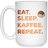 Saying Eat Sleep Coffee Repeat, Caffeine, Great Coffee Cappuccino Gift