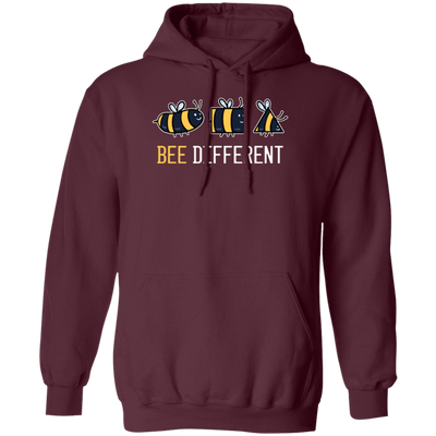 Funny Bee Different, Beekeeper Wasp Bee Beehive Awareness Pullover Hoodie