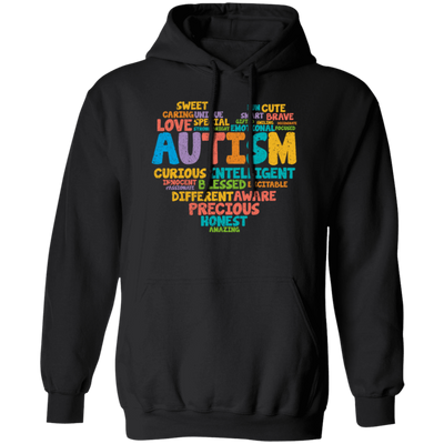 Autism Love Gift, Healing Gift, Heal Autism, Autism Awareness, Retro Gift, Autism Vintage Pullover Hoodie