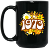 Birthday Gift 1973 Flower Lover Groovy Gift Colorful