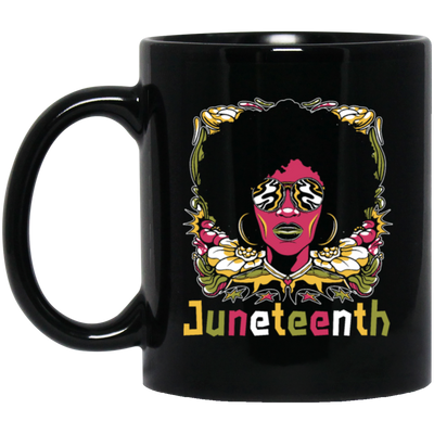 Black History Month Afrocentric Juneteenth Independence Day 1865 Black Mug