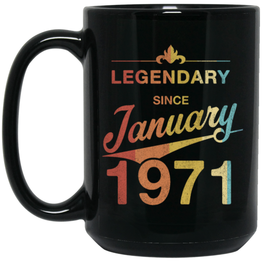 Retro Legendary Since January 1971, 50th Birthday Gift