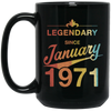 Retro Legendary Since January 1971, 50th Birthday Gift