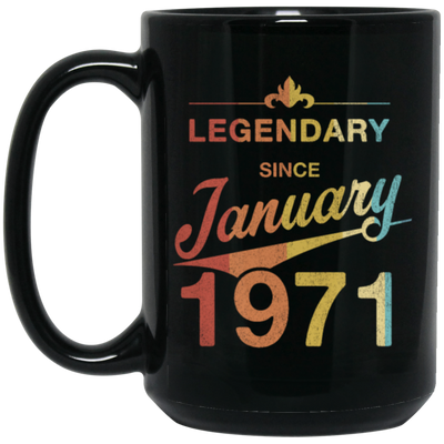 Retro Legendary Since January 1971, 50th Birthday Gift