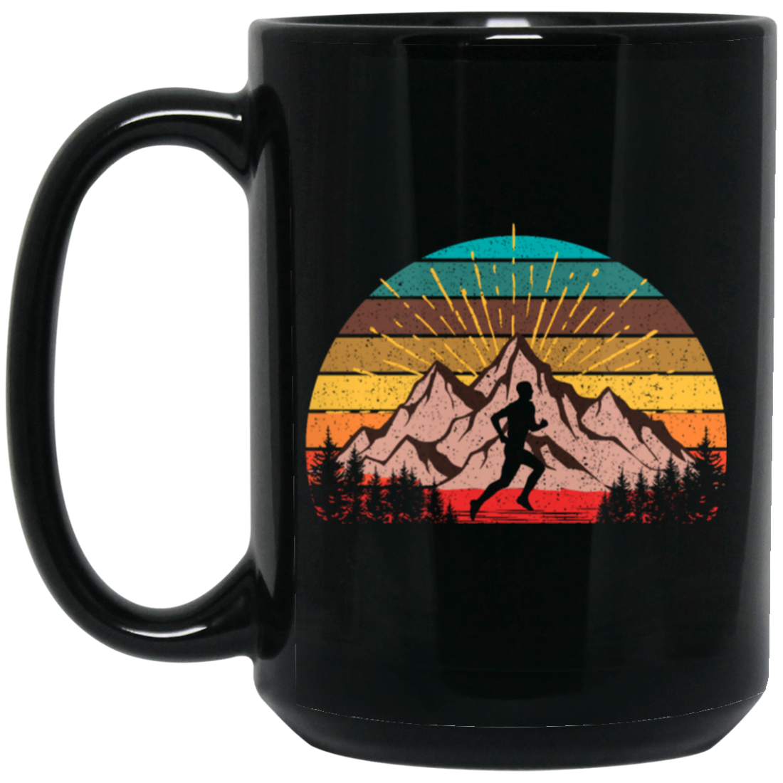 Retro Ultra Runner Classic Vintage Ultra Marathon Black Mug