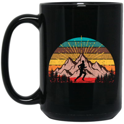 Retro Ultra Runner Classic Vintage Ultra Marathon Black Mug