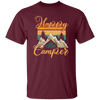 Retro Camping, Happy Camper Vintage Unisex T-Shirt