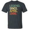 Birthday Gifts Legend Since April 1995 Premium Unisex T-Shirt