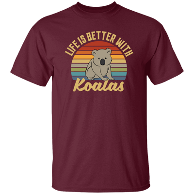 Cute Koalas Retro Life Is Better With Koalas Best For Gift Unisex T-Shirt