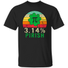 Funny Pi Day Shirt 3.14_ Pirish Vintage Irish