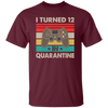 I Turned 12 In Quarantine Vintage 12th Birthday Unisex T-Shirt