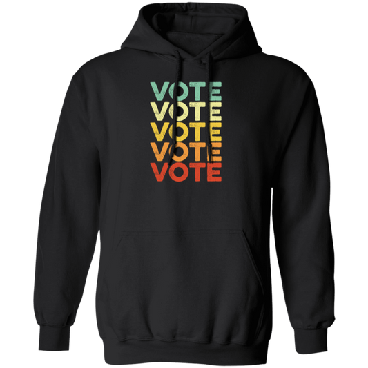 Retro Election Vote Retro Vintage Election Voter Pullover Hoodie