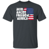 Beer Bacon Freedom Merica - American Flag