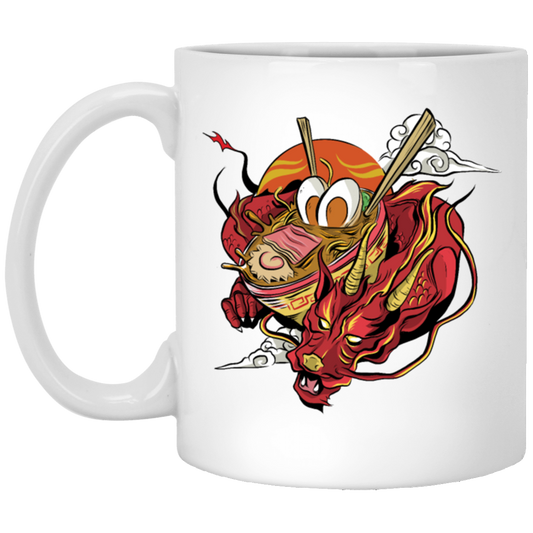 Japanese Dragon With Ramen Bowl