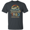 Retro 1983, Limited Edition, Birthday Gift, Hawaii Style Vintage