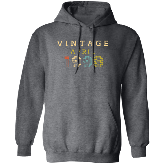 Birthday Gift Vintage 1998 April Pullover Hoodie