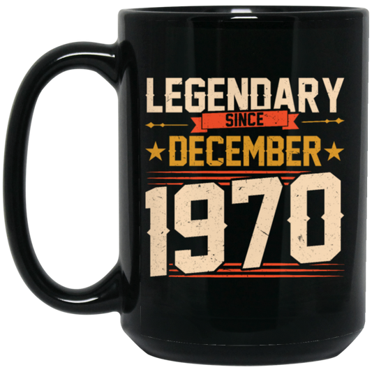 Retro Legendary Since December 1970, Awesome 50th Birthday Gift