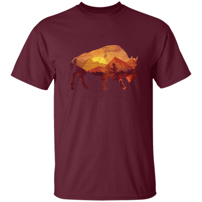 Buffalo Wild, Sunset Buffalo Color, Buffalo With Herd