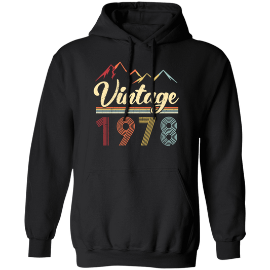 Vintage Mountain 1978, Retro 1978 Birthday, 1978 Gift