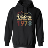 Vintage Mountain 1978, Retro 1978 Birthday, 1978 Gift