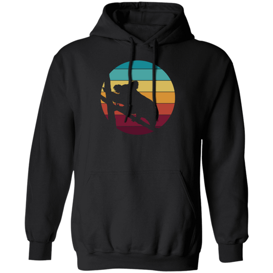 Shadow Of Cute Koalas Symbol Of Australia Fight To Wildlife Pullover Hoodie