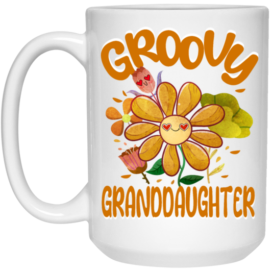 Love Sunflower Flower Garden Groovy Granddaughter