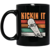 Retro Kickin It, Love Skateboard, Best Skate Ever, Love Skate Sport Black Mug