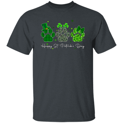 Love Shamrock Paw St Patrick Cute Cat Paw Irish Patrick Day