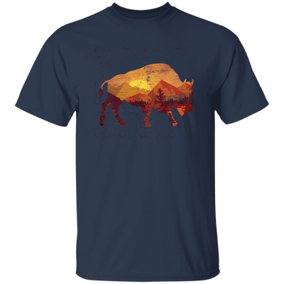 Buffalo Wild, Sunset Buffalo Color, Buffalo With Herd