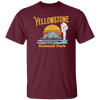 Love National Park, Love Yellowstone, Retro Yellowstone, Yellowstone Vintage Unisex T-Shirt