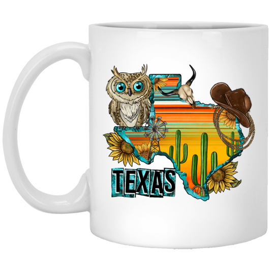 Texas Lover My Owl Safari Sunflower