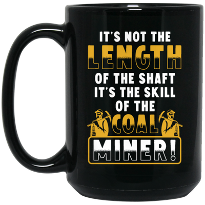 Mine Worker Coal Miner Gifts Black Mug