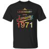 Retro Legendary Since January 1971, 50th Birthday Gift