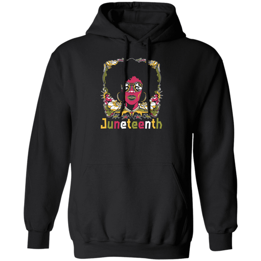 Black History Month Afrocentric Juneteenth Independence Day 1865 Pullover Hoodie