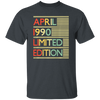 Birthday Gifts Women Men April 1990 Premium Unisex T-Shirt