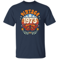 This vintage and classic 1973 Birthday Gift Retro Butterfly 1973 t-shirt is sure to be a hit. Showcase your retro style with the classic design, which features a butterfly motif from 1973. Perfect for any vintage lover, it's a great birthday gift.