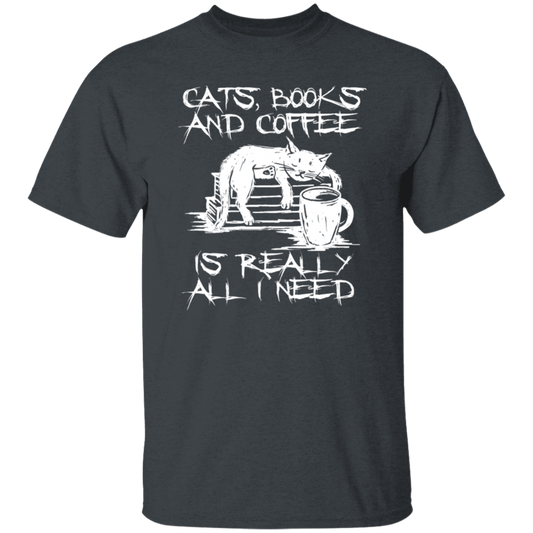 Cats, Books and Coffee Is All I Need Gift