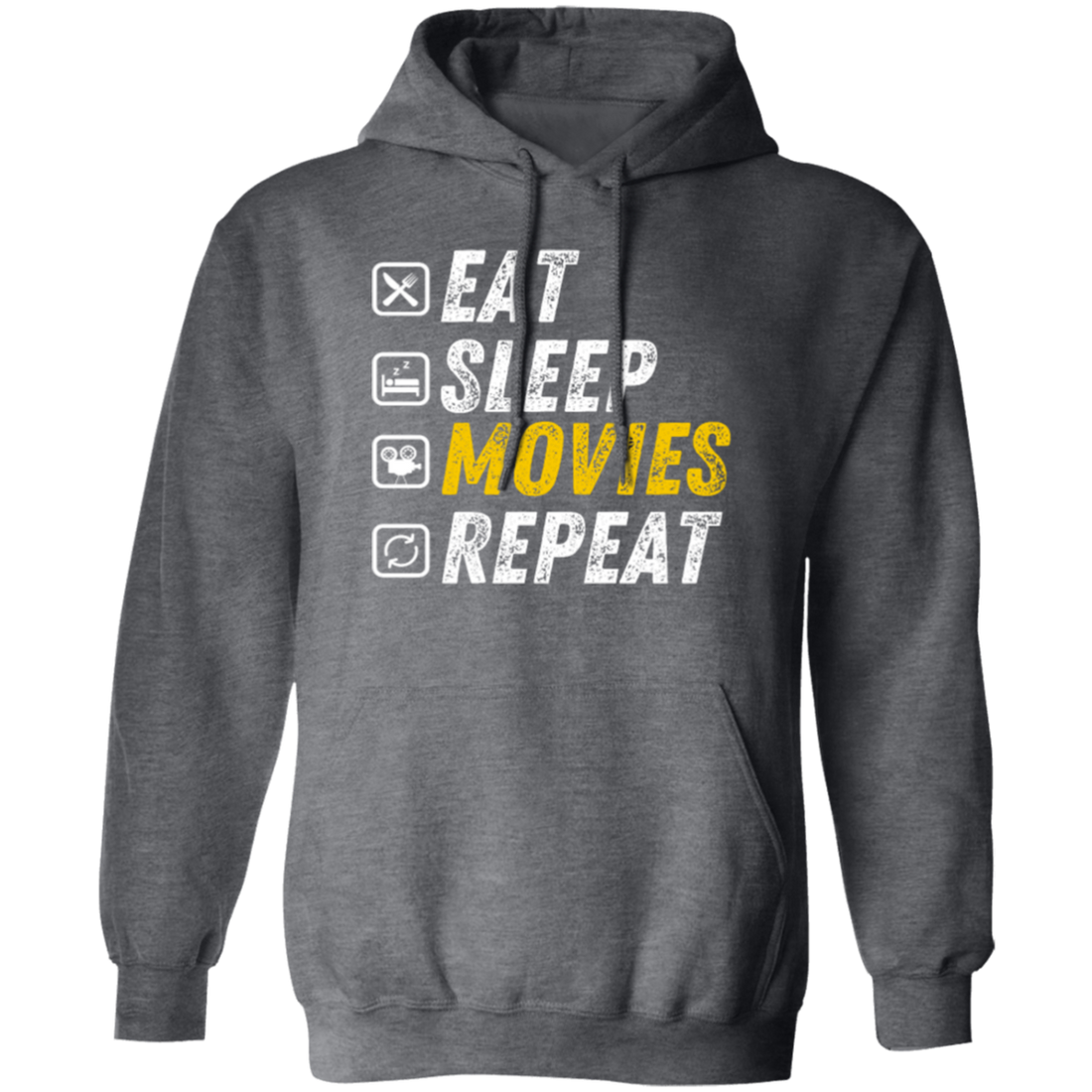 Eat Sleep Movies Repeat - Funny Film Loving