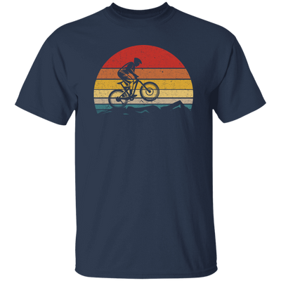 Vintage Biking, Cycling Biker Retro, Riding On Mountain Retro Unisex T-Shirt