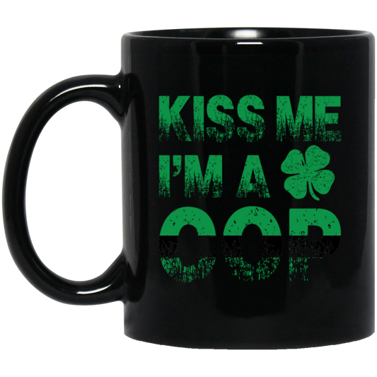 Funny Police American Flag Cop St Patricks Day