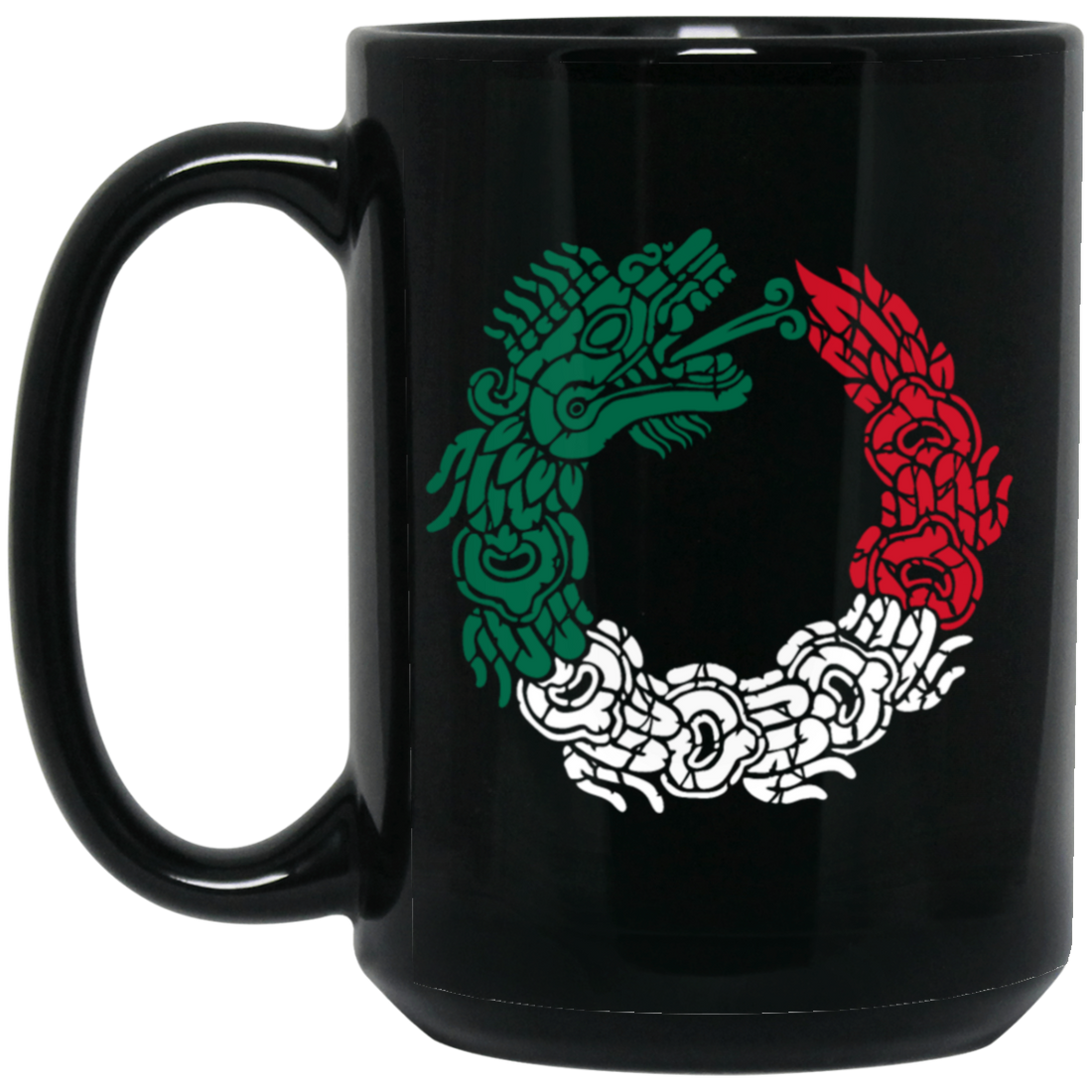 Serpent Mexican Flag, Aztec Quetzalcoatl Gift