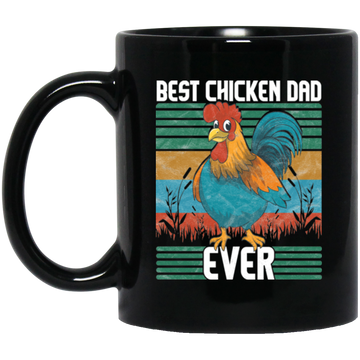 Saying Best Chicken Dad Ever, Distressed Poultry Farmer Gift