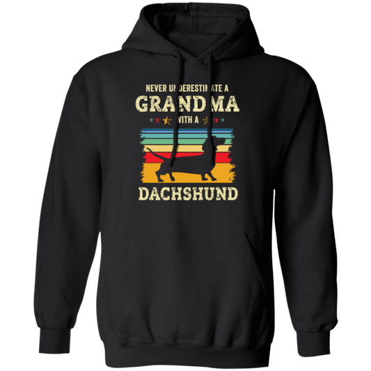 Retro Never Underestimate Grandma With A Dachshund Gift