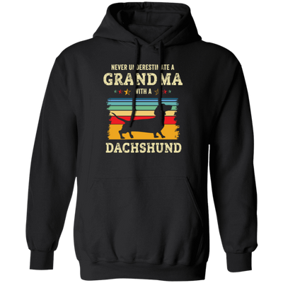 Retro Never Underestimate Grandma With A Dachshund Gift