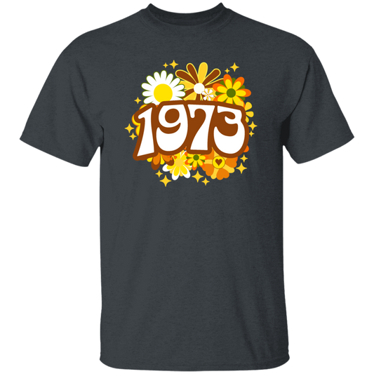 Birthday Gift 1973 Flower Lover Groovy Gift Colorful