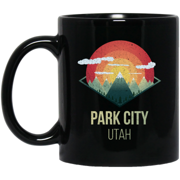 Snowboard Park City Utah Ski Winter Gift, Retro Park City