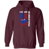 American Flag Gift, I Love Jesus And American Football, Rugby Lover Pullover Hoodie