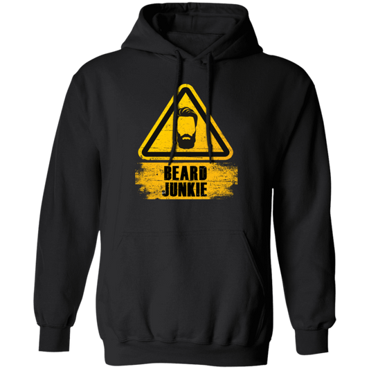 Beard Junkie Bearded Man Beard Grooming Shave Gift Pullover Hoodie