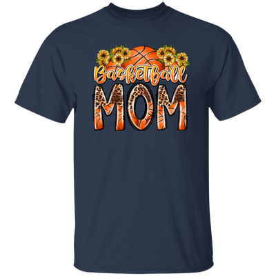 Mom's Gift, Mom Love Basketball, Best Basketball Lover Gift, Best Sport For Mom Unisex T-Shirt